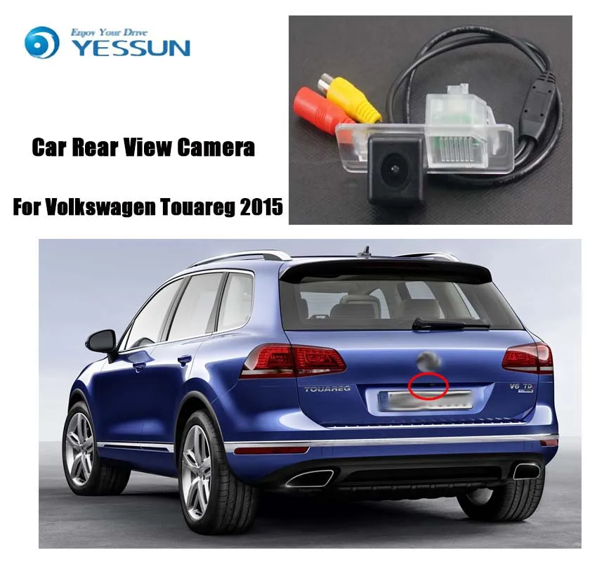 

YESSUN для Volkswagen Touareg 2015 Автомобильная камера заднего вида для парковки высокого качества Водонепроницаемая камера ночного видения HD CCD