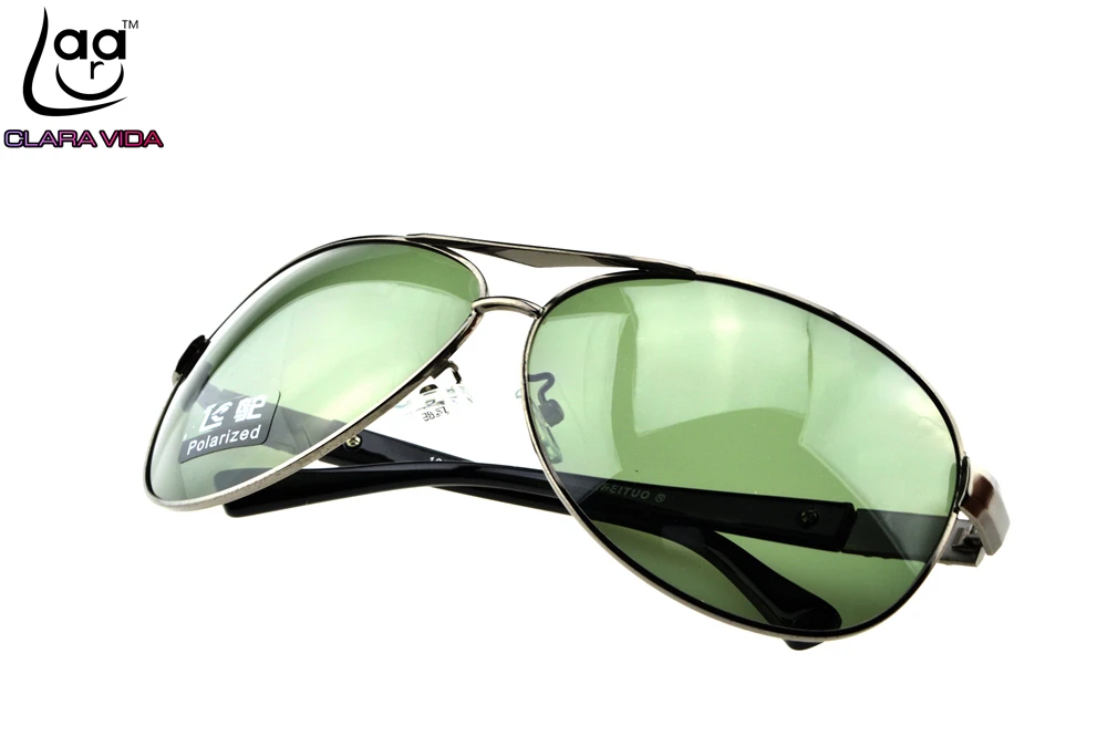 Мужские солнцезащитные очки Oculos поляризационные с тонкими шарнирами твердыми