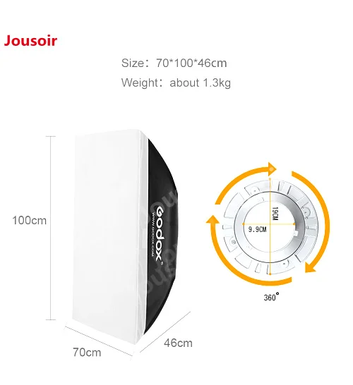 Godox 450W SL 150W непрерывный свет студийный светодиодный софтбокс световая стойка
