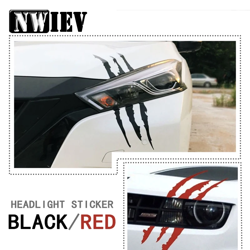 NWIEV наклейки для стайлинга автомобиля полоса наклейка фар Suzuki Grand Vitara Swift SX4 Mitsubishi