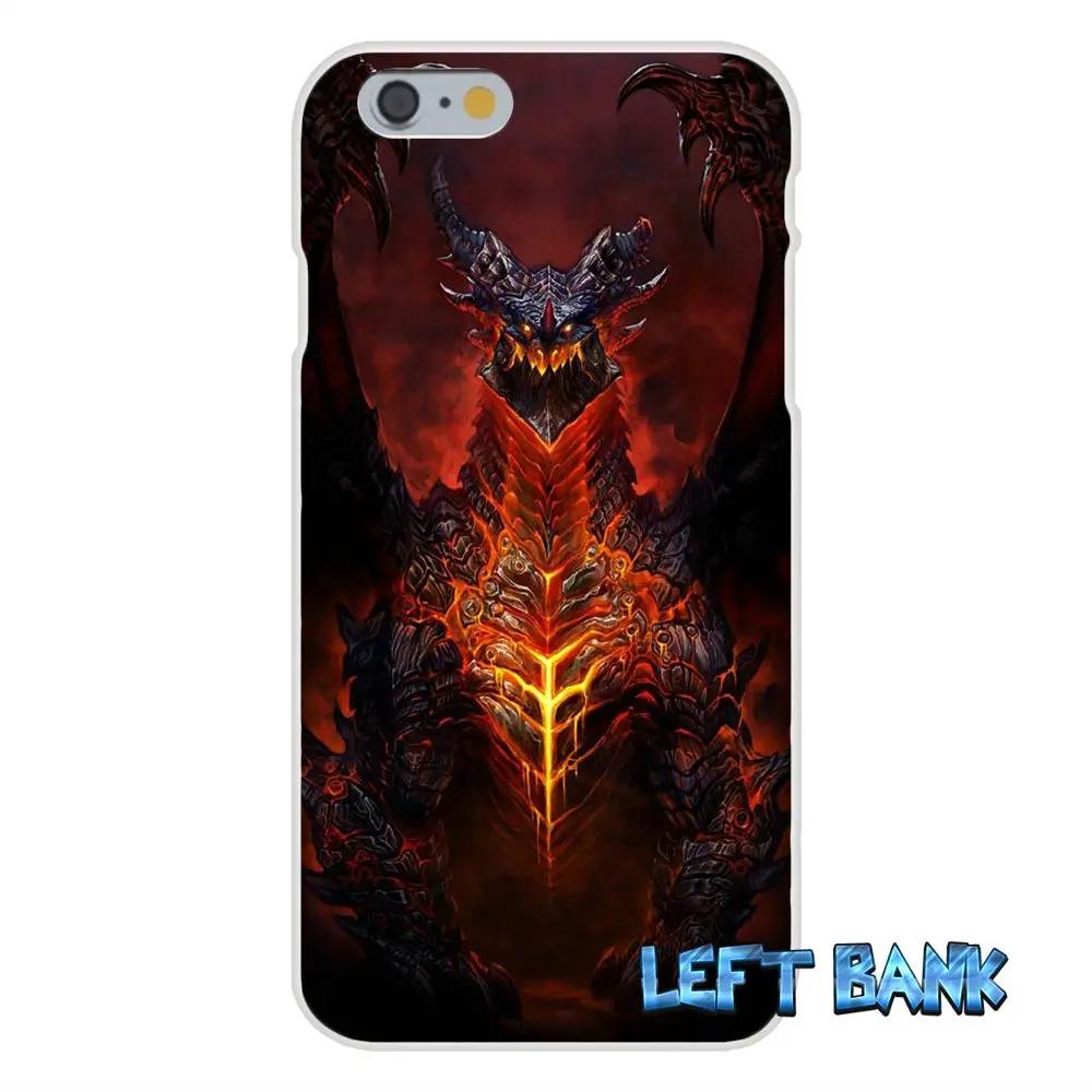 Мягкий силиконовый прозрачный чехол из ТПУ для iPhone 4 4S 5 5S 5C SE 6 6S 7 Plus Wows World Of Warcrafts