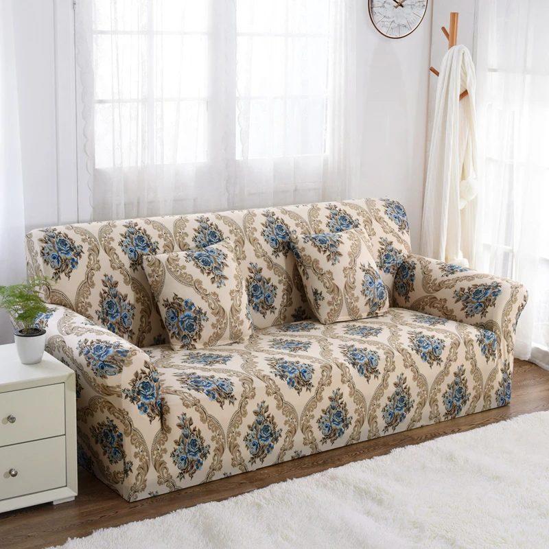

Stretch Sofa Cover Spandex 3 Seats Sofa Covers for Living Room with Elastic Universal Modern Armrest Sofa Slipcover53