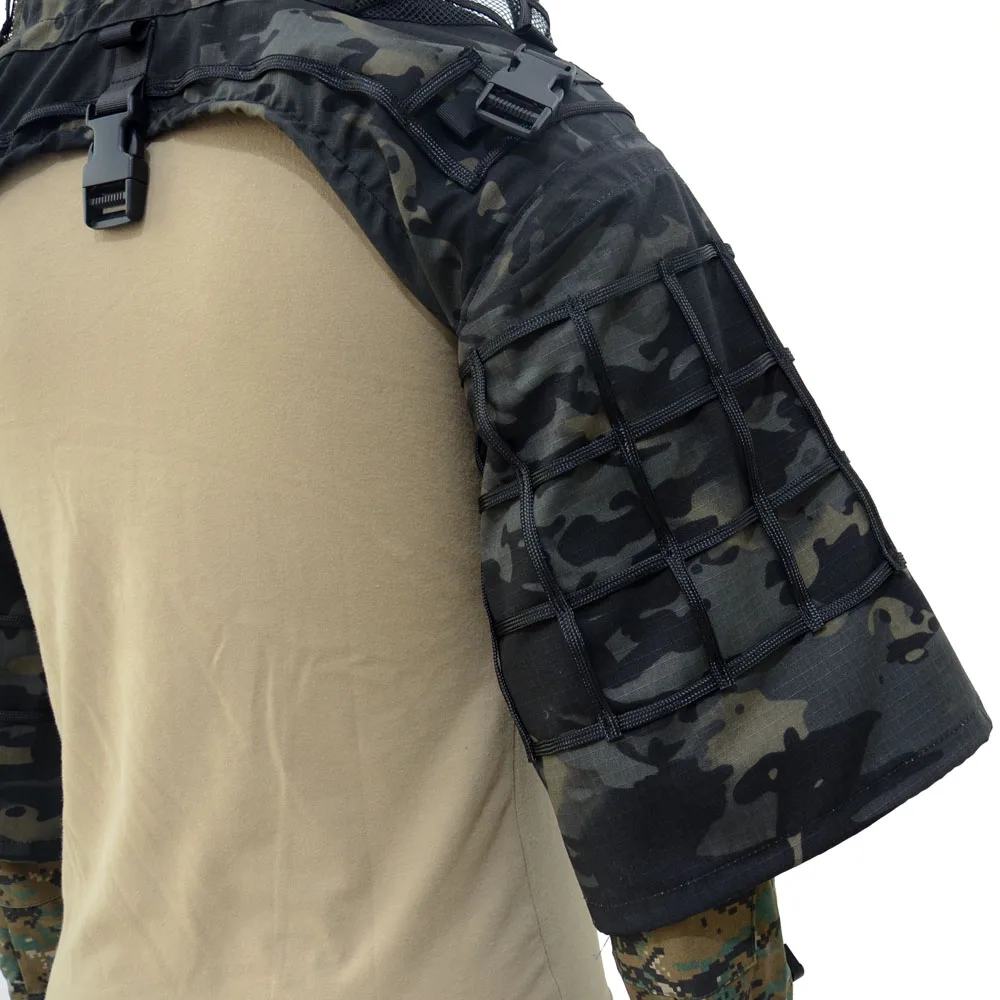 ROCOTACTICAL Ghillie костюм основа Ripstop Снайпер Ghillie Viper капюшон Лесной/сp MultiCam/ACU/Цифровой Лесной