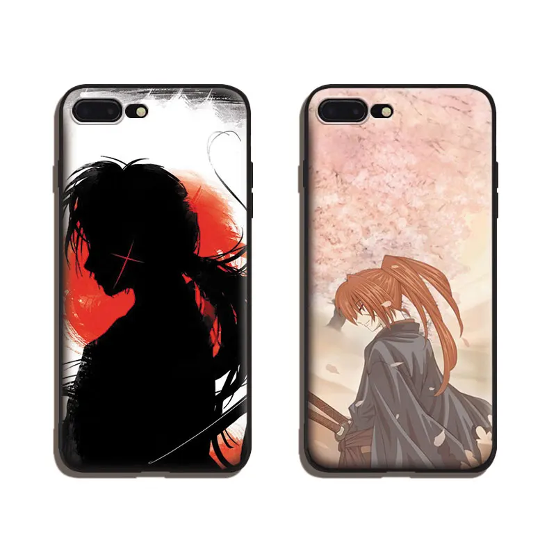 Мягкий силиконовый чехол для телефона Rurouni Kenshin Himura Apple iPhone 5 5s SE 6 6s 7 8 Plus X 10|Бамперы|