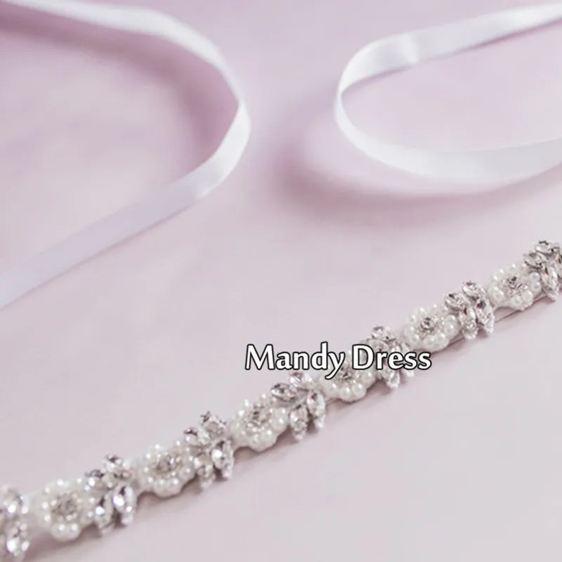Мэнди 2016 Свадебные Аксессуары Аппликация Из Бисера Искусственный Жемчуг