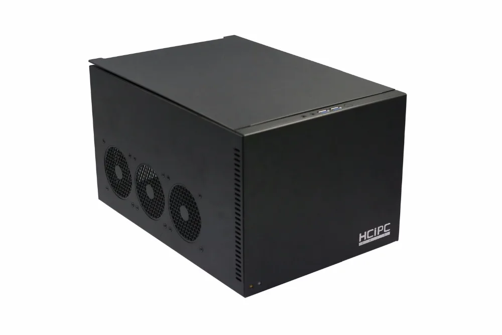 HCiPC 6Bay Mini ITX Tower чехол NAD HDD корпус 6bay NAS сервер чехол|tower case|mini itxmini itx tower |