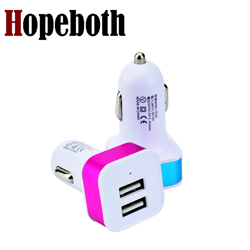 

Алюминиевое автомобильное зарядное устройство с квадратным краем, USB-адаптер, зарядное устройство, металлическая розетка, 2 порта, быстрая з...