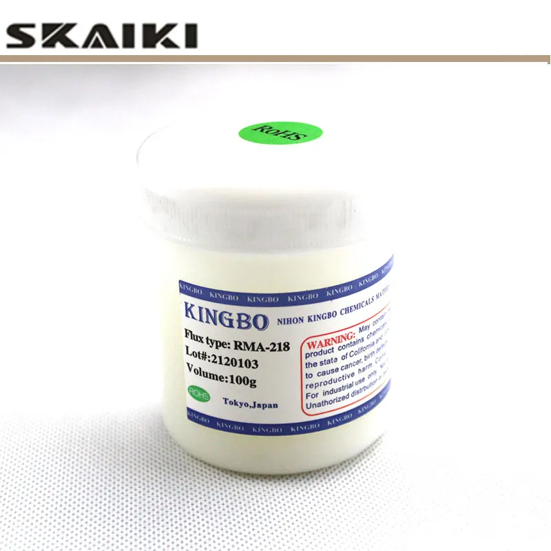 Kingbo RMA-218 100 г BGA пастообразный припой 218 сварочная паста для SMT реболлинг паяльная