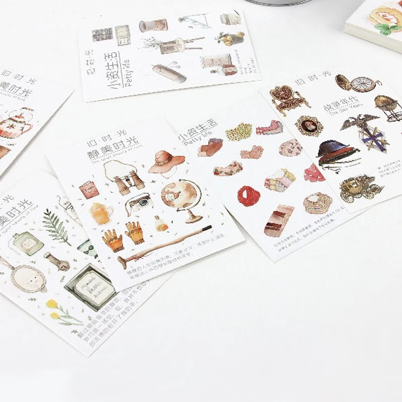 28 шт./кор. мелкой жизни мелкие предметы Творческий ломо карты сообщение малая