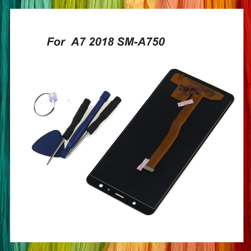 ЖК дисплей 6 0 ''для Samsung A750 с сенсорным экраном и дигитайзером для Galaxy A7 2018 A750F SM