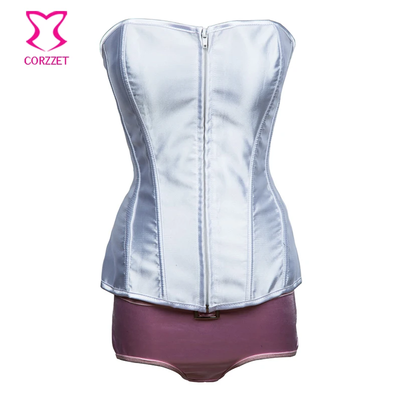 Белый корсет топ и розовые шорты Пасхальный костюм кролика для взрослых игра