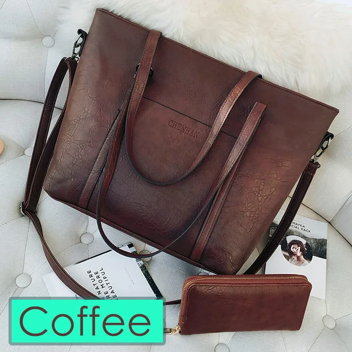 Coffee ZMQN сумки женские кожаные винтажные женские сумки через плечо сумки для женщин большой емкости кошельки и сумки Bolsas Femininas C664 - Цвет: Coffee