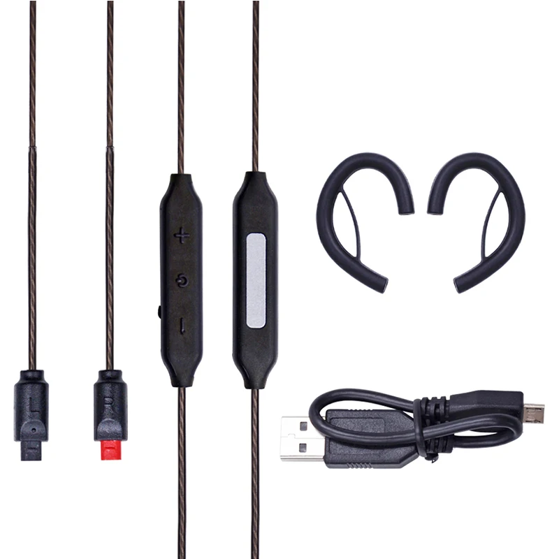 Okscc CSR Bluetooth беспроводной кабель MMCX/0 78/IM/IE/A2DC разъем Apt x для SE535/IM50/IE80/ATH IM10|Наушники и