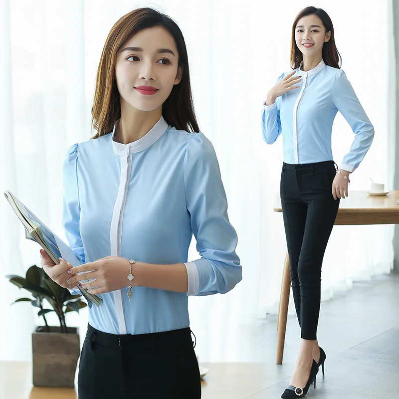 Fashion Blouses Womens Tops and Blouse 2018 Autumn Loose Women Long Sleeve Woman Ladies Shirts Plus Size XXL |