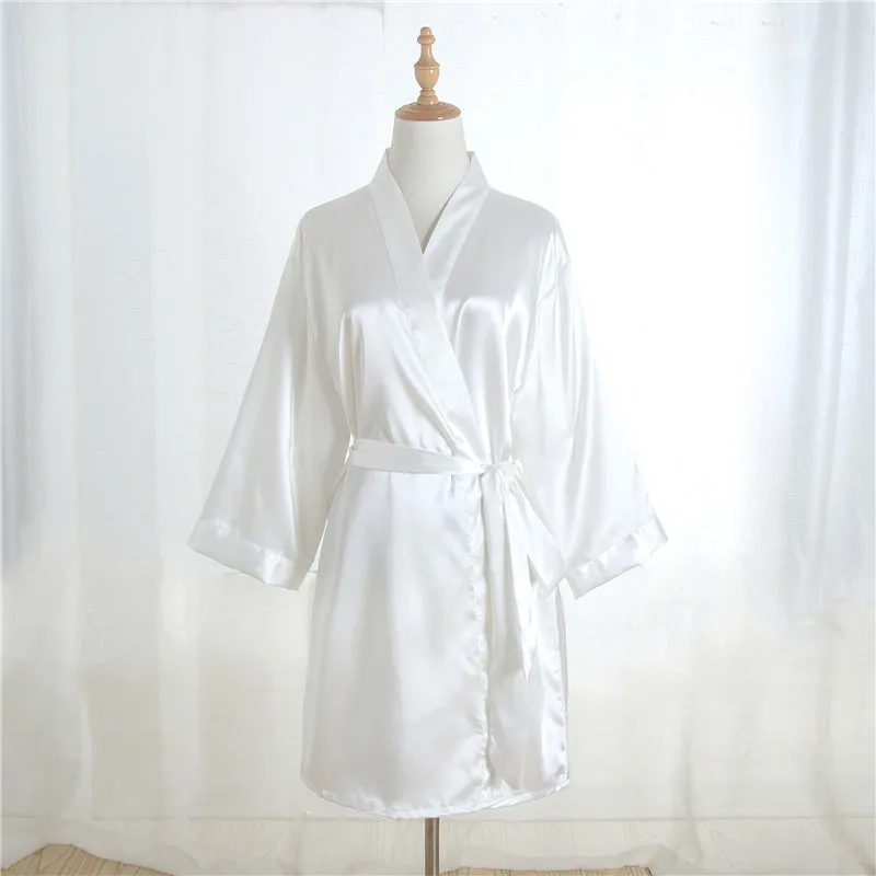 Robe 5 Розовая Женская сексуальная ночная рубашка из искусственного шелка, халат, платье, женская летняя одежда для отдыха, одежда для сна, халат, платье с цветами юката размера плюс 6XL S010-B - Цвет: Robe 5