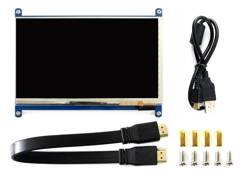 7-    Waveshare  HDMI LCD (C), IPS,  Raspberry Pi Zero/Zero W/Zero WH/2B/3B/3B +