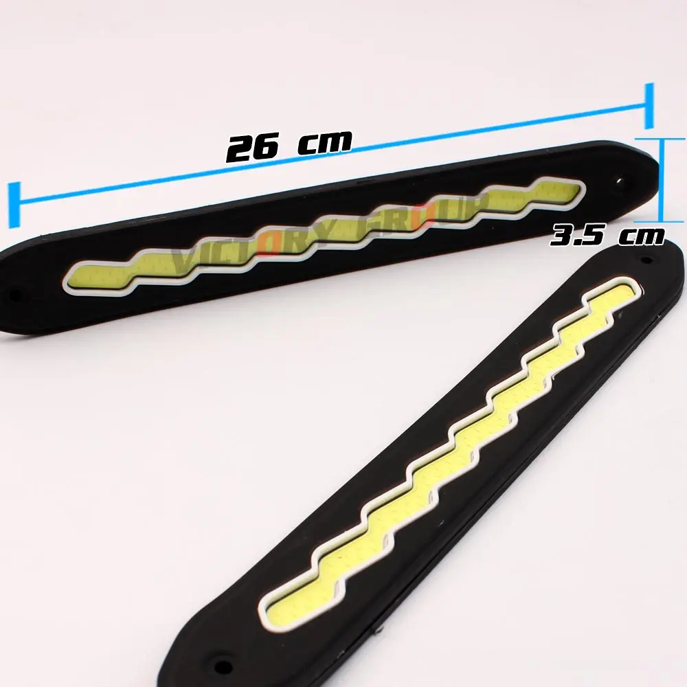 Flexible LED COB DRL Daytime Running Light Waterproof Universal led Kit Auto bar 12V 20w | Автомобили и мотоциклы