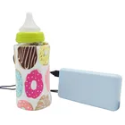 USB грелка для молока, дорожная коляска, изолированная сумка, детская бутылочка для кормления, нагреватель, динозавр, радуга, детские бутылочки, грелки, горячая распродажа