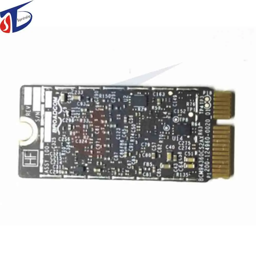 BCM94360CS2 Беспроводная-AC WIFI Bluetooth BT 4 0 аэропорт 802.11ac карта для Macbook Air 11 &quotA1465 13&quot A1466