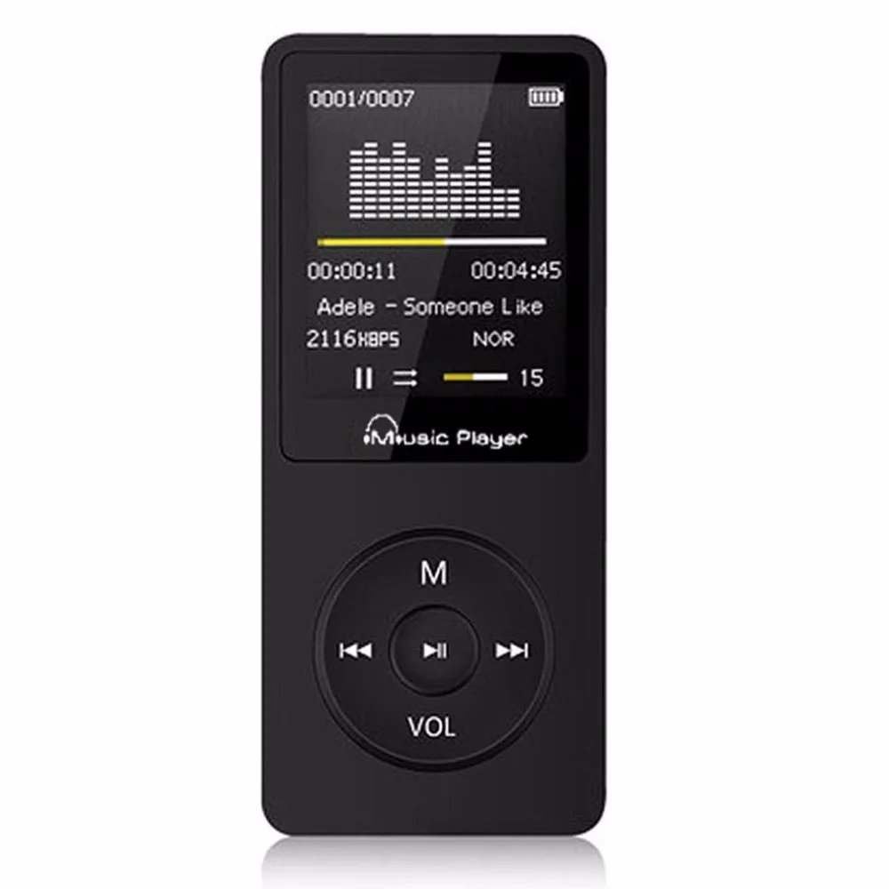 Large Memory Capacity MP3 Player Support 64GB Music Media Portable Voice Recorder FM Radio Drop Shipping | Электроника