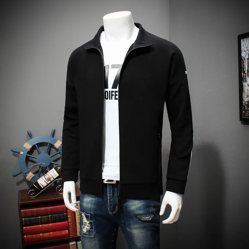 2018 Новый 8XL 7XL 6XL Для мужчин куртка мужской пальто Повседневное Slim Fit мандарин