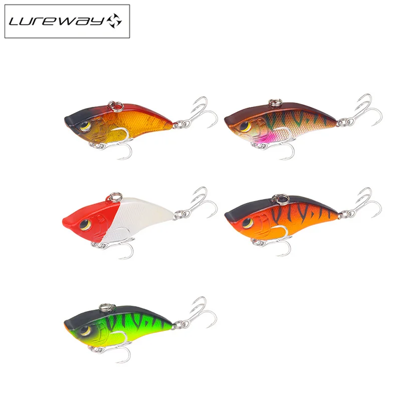 Жесткая зимняя рыболовная приманка 55mcm 15g 5 разных цветов Crank качество Professional Hard Bait