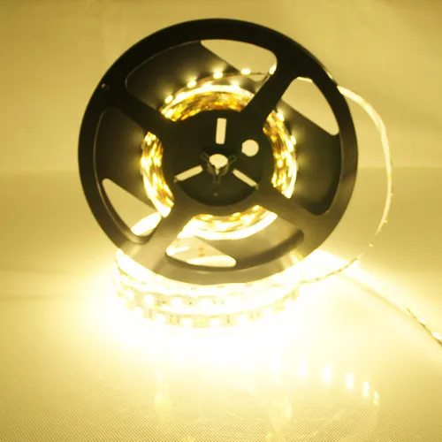 Водонепроницаемый 5 метров DC 12 V SMD5050 гибкий светодиодный полосы 60 Светодиодный s