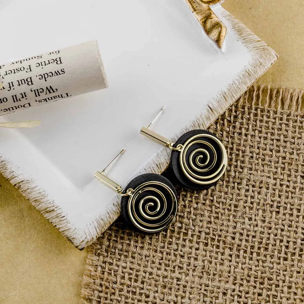 GWACC элегантные жемчужные висячие серьги металлические для женщин натуральный