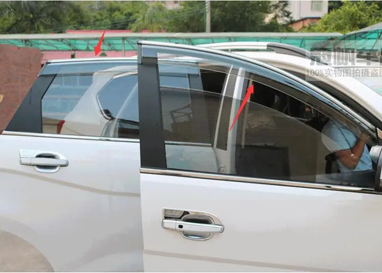 FIT FOR CX-5 CX5 2013 2014 2015 2016 боковые окна Дефлекторы от дождя козырек погодозащищенные