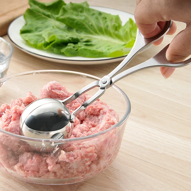 Кухонная утварь из нержавеющей стали для приготовления мясных шариков