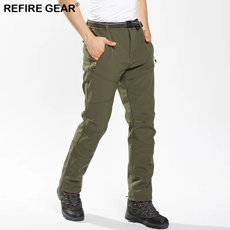 Refire gear, мягкая оболочка, флис, спортивные штаны для мужчин, для улицы, для походов, треккинга, ветровка для кемпинга, рыбалки, альпинизма, водонепроницаемые брюки
