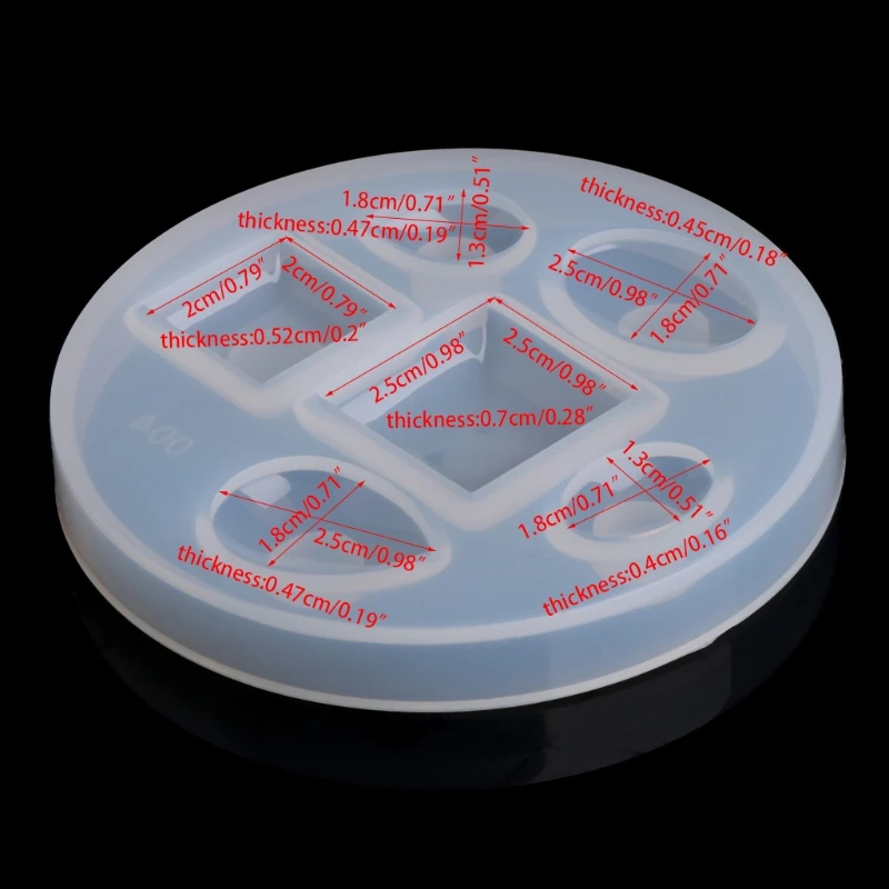 

DIY Silicone Pendant Mold Drops Pendant Resin Casting Mould Craft Making Jewelry