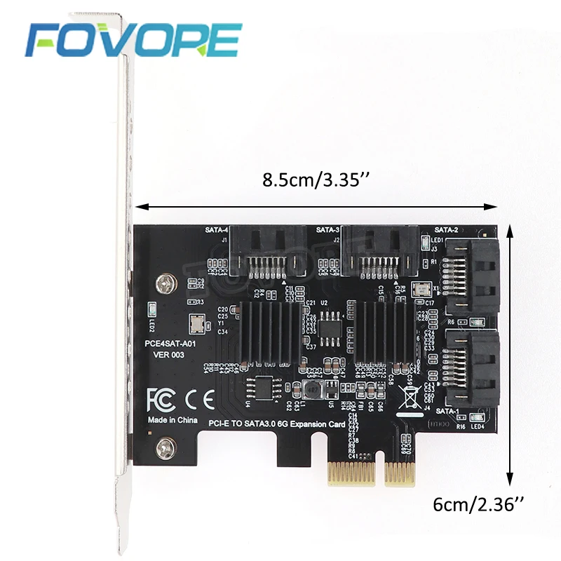 PCIE карта SATA адаптер PCI-E PCI Express SATA3.0 конвертер 4-Порты и разъёмы SATA III 6 г расширения карты контроллера адаптер IPFS