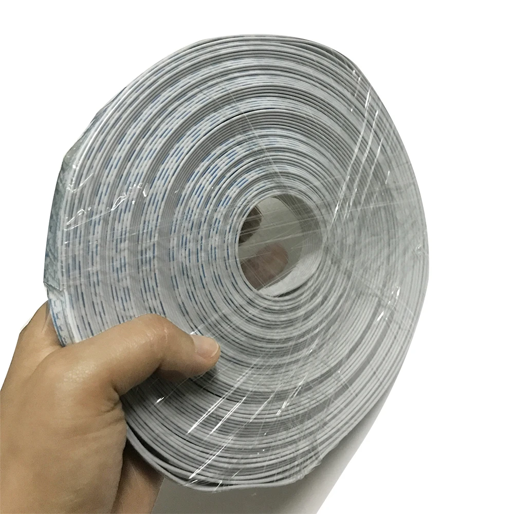 20 метров 24AWG 26AWG 8P синий белый кабель красный ленточный ПВХ луженая медная