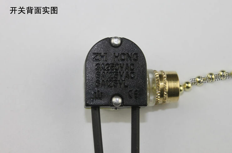 Вентилятор Потолочный мгновенного действия 3 А 250 В переменного тока 2 провода