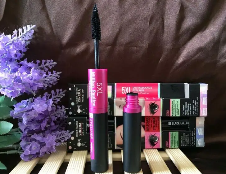 Косметическая тушь для макияжа 6 мл + 24 шт./лот|mascara mascara|waterproof mascaramascara waterproof |