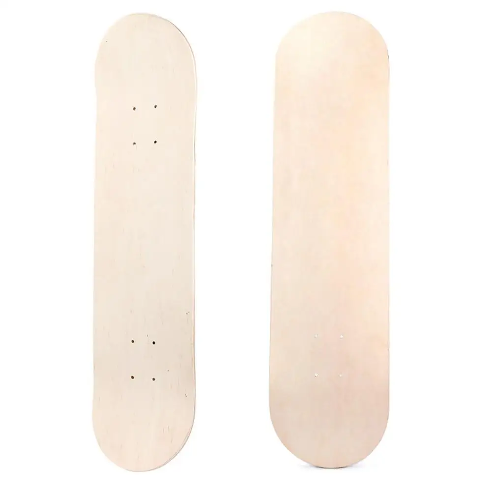 8inch 8 Layer Maple Blank Double Concave Skateboards Penny Board Natural Skate Deck Board Skateboards Deck Wood Maple Patines