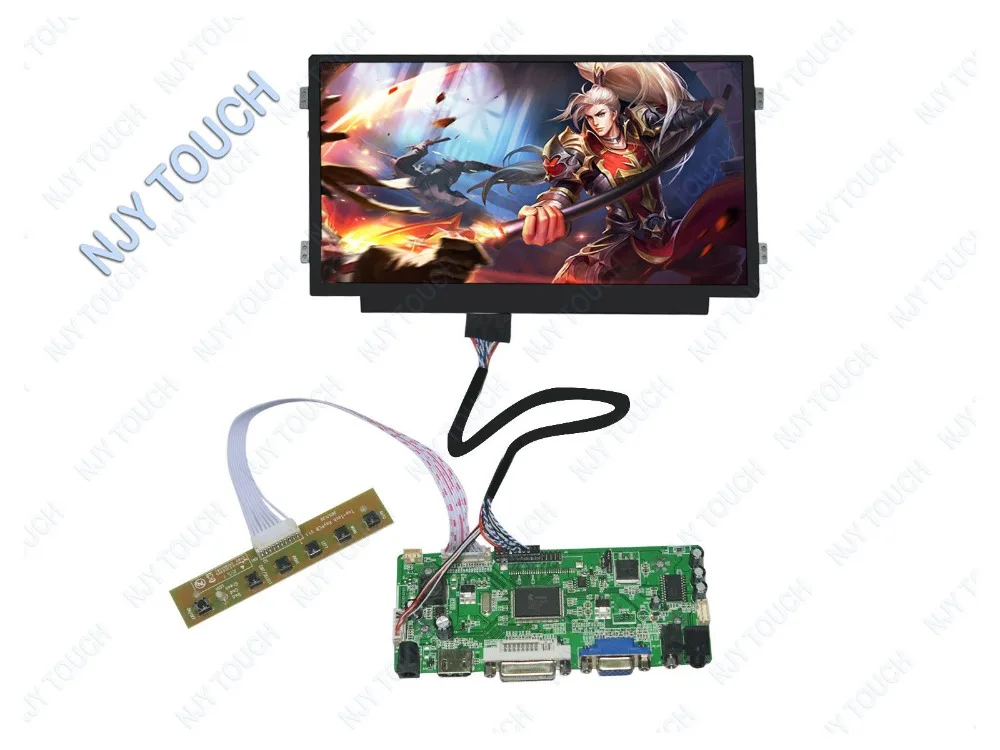 VGA HDMI dvi ЖК-дисплей контроллер комплект плюс 10.1 дюйма n101bge-l31 1366x768 LED Экран Панель |