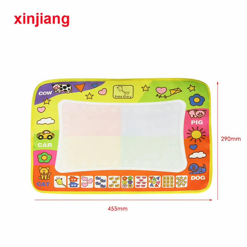 

Water Drawing Board & Magic Pen Water Coloring Mat Painting Rug Doodle Writing Board Toys Educational Toy For Kids
