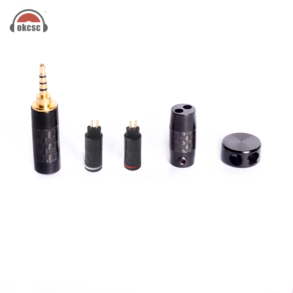 Okscc 2PIN MMCX A2DC Интерфейс 3 5 мм разъем 2 мм/4 4 сбалансированный DIY HiFi кабель для