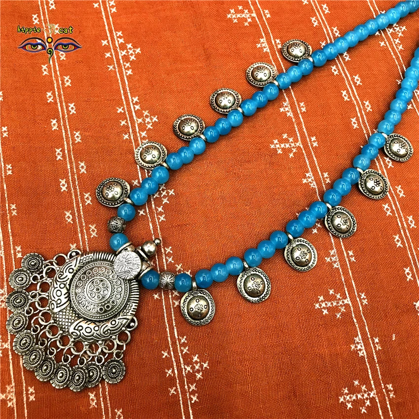 Этнические Ретро Племенной Стиль шляпа образная цепь украшения jhumki оригинальный