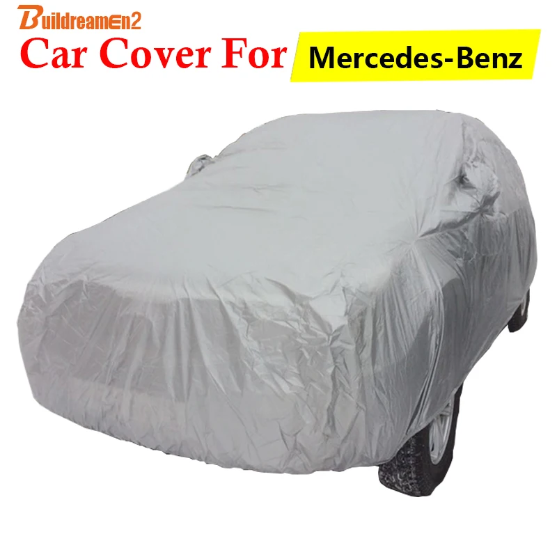 Buildreamen2 Car Cover For Mercedes-Benz E E55 E62 E63 E50 AMG Auto Outdoor Sun Shade Anti-UV Rain Snow Scratch Protector | Автомобили и