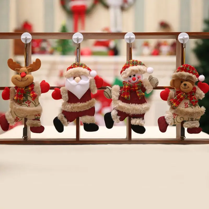 Best christmas decorations for home Socks Gift tree noel navidad 2018 decoration ornaments Snowman Reindeer Bear natale | Дом и сад