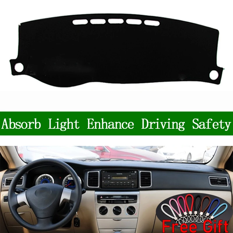 Противоскользящий коврик для приборной панели Toyota corolla EX 2012 2013 2016|Наклейки на