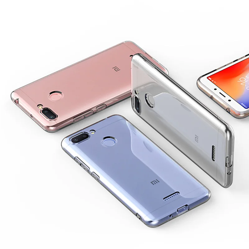 Чехол из ТПУ JONSNOW для Xiaomi Mi Max 3 мягкий силиконовый чехол Redmi 6 защитный 8/Mi8 SE/Mi A2 Lite |