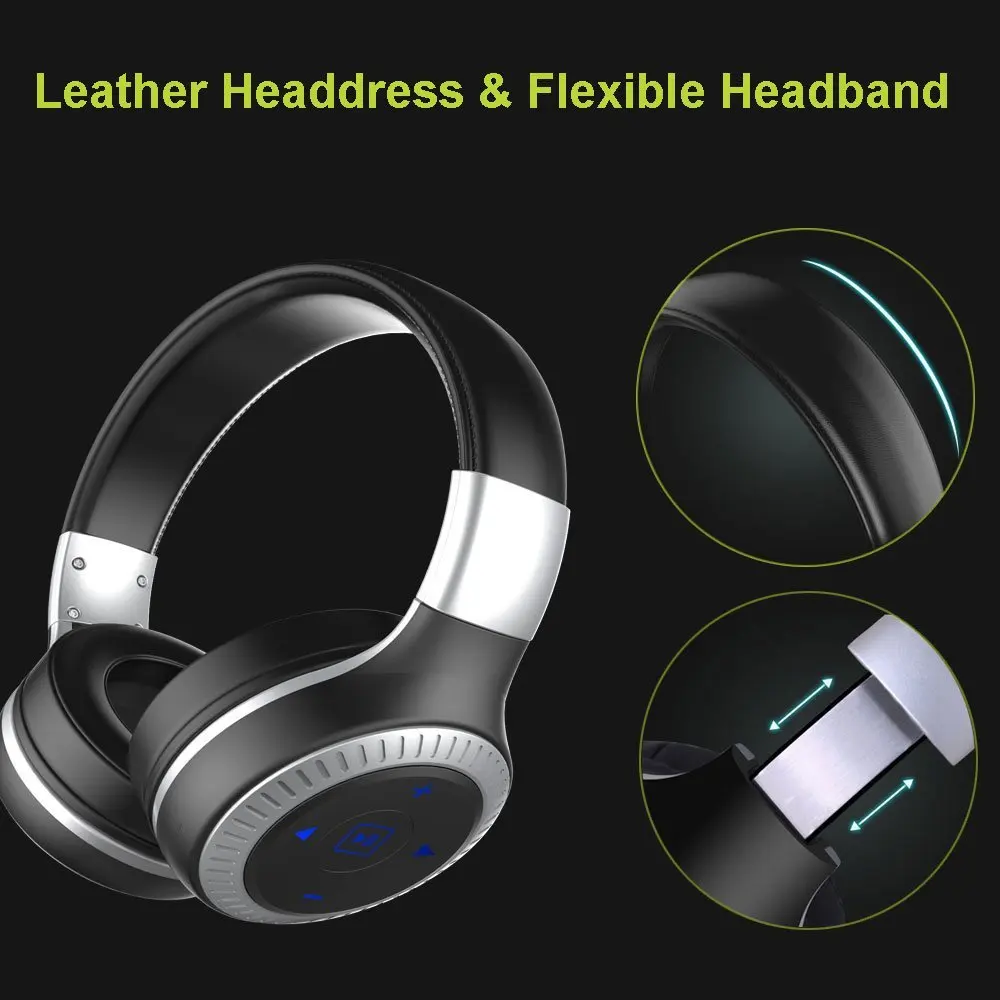 

ZEALOT B20 Bluetooth Wireless Headphones Foldable On-Ear HiFi Stereo Headset With Mic HD Sound Bass For Smartphone PC Gamer Mp3