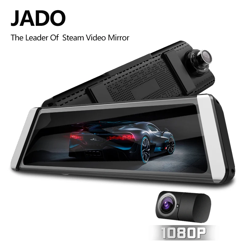 JADO D800s X6 поток зеркало заднего вида LDWS gps трек 10 ips сенсорный экран Full HD 1080 P автомобильные цифровые видеорегистраторы