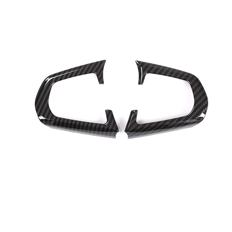 

ABS Chrom руль центральный контроль углеродного волокна стиль декоративное покрытие наклейка отделка полосы для BMW G30 5 серии 2017 2018