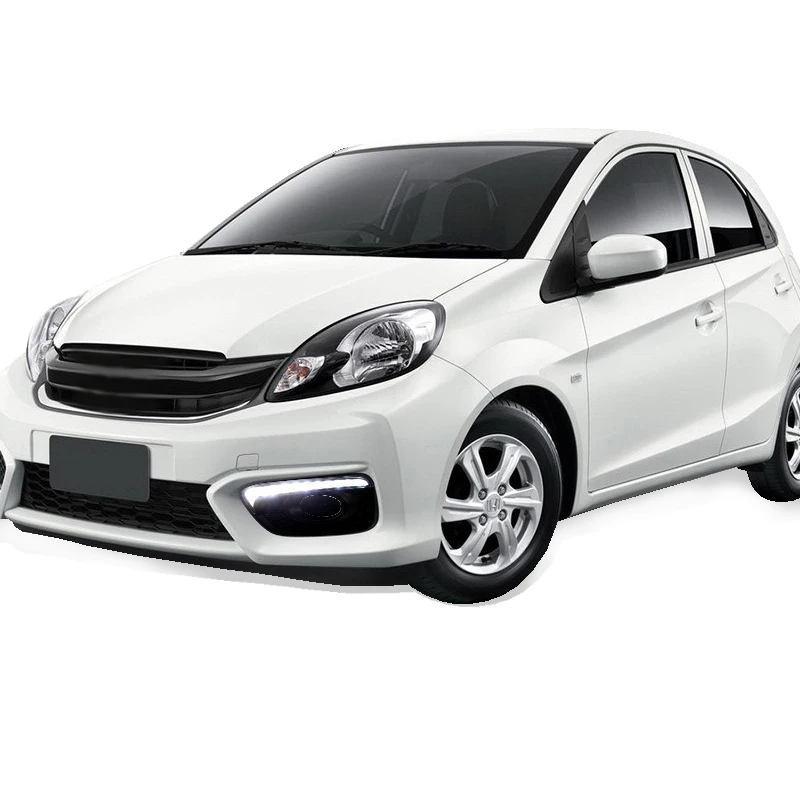 ROADOT автомобиля светодиодный drl для Honda Brio 2016 2017 дневного света сигнальные лампы