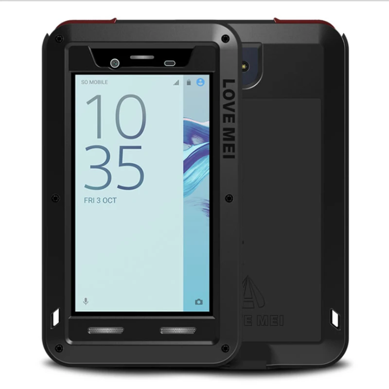 Металлический Чехол LOVE MEI для Sony Xperia X Compact ударопрочный Алюминиевый